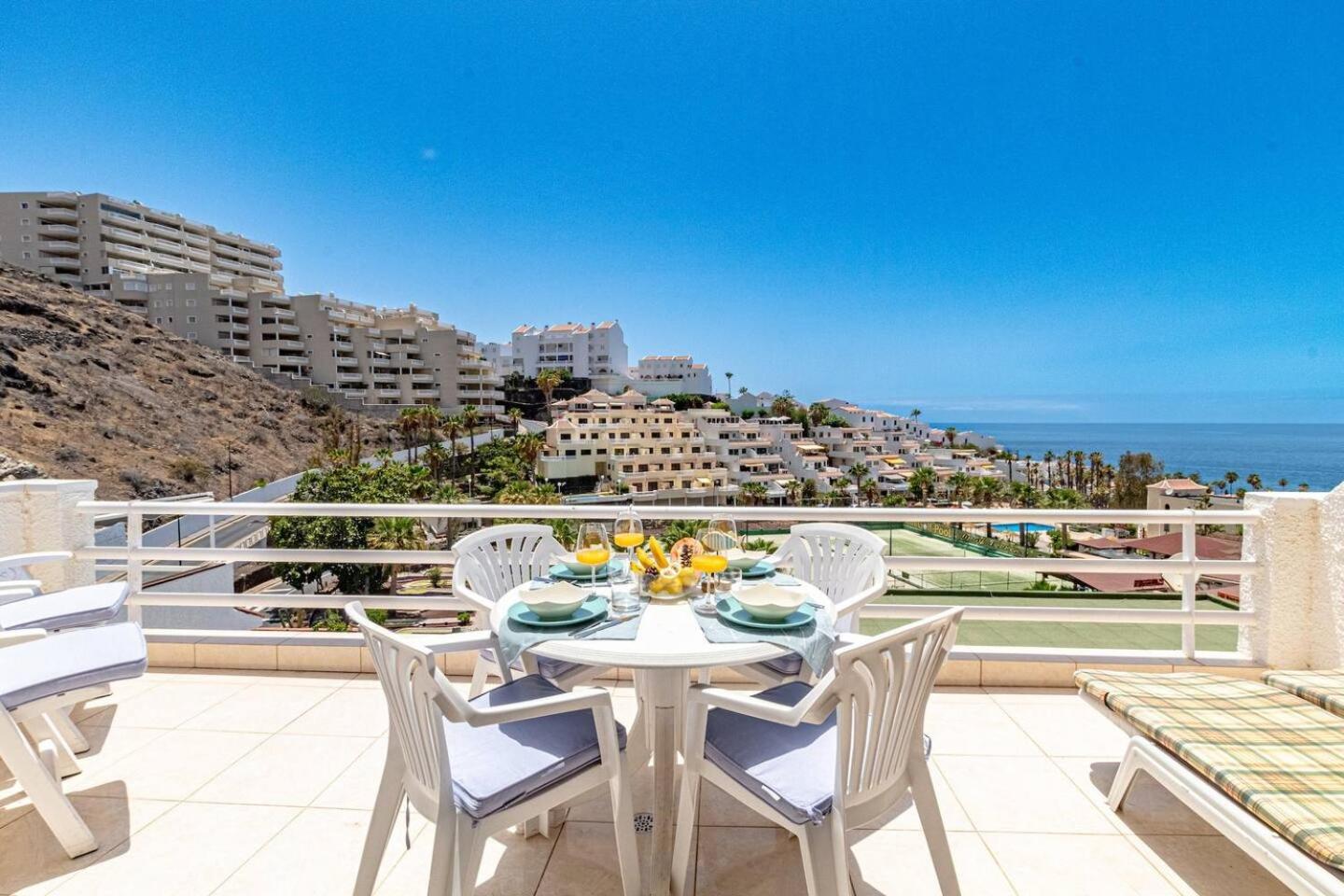 Sunny Oceanview Terrace By Dream Homes Tenerife Acantilado de los Gigantes Eksteriør billede