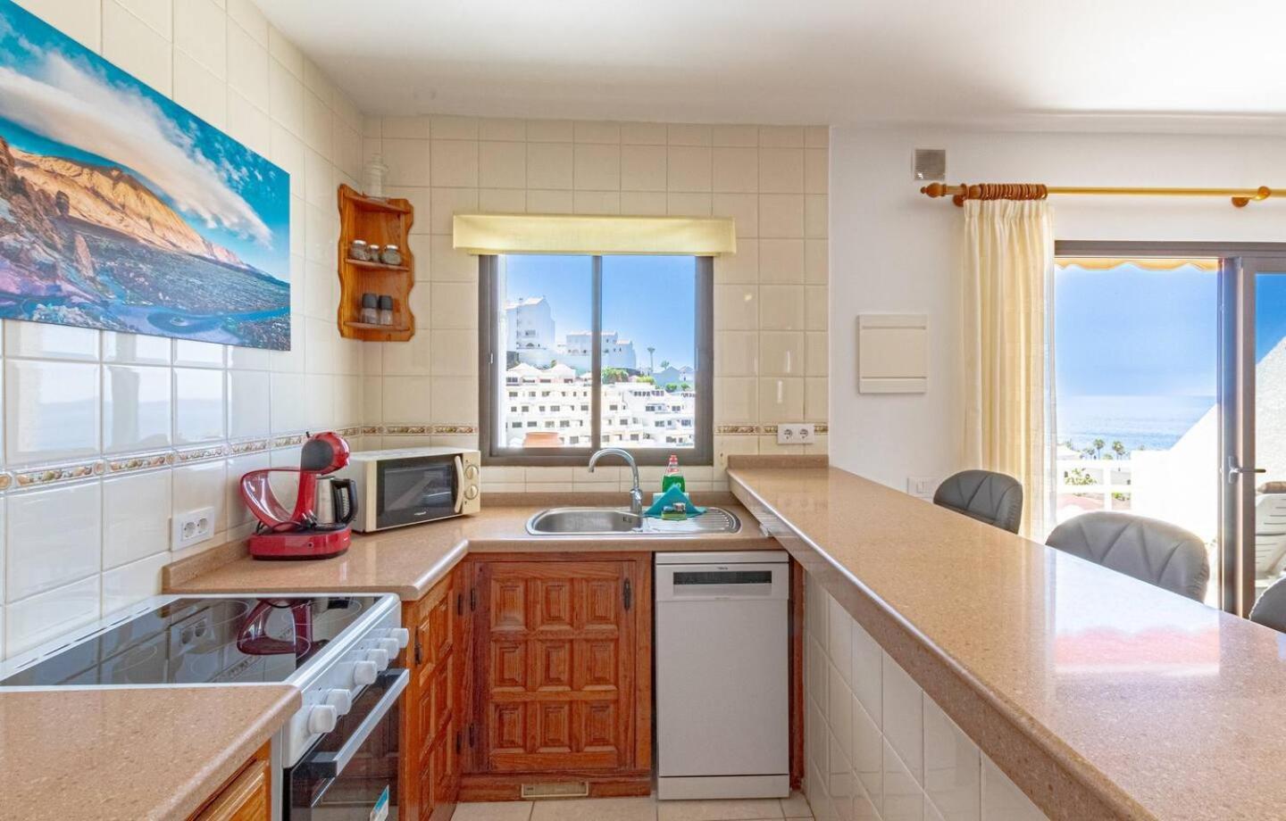 Sunny Oceanview Terrace By Dream Homes Tenerife Acantilado de los Gigantes Eksteriør billede