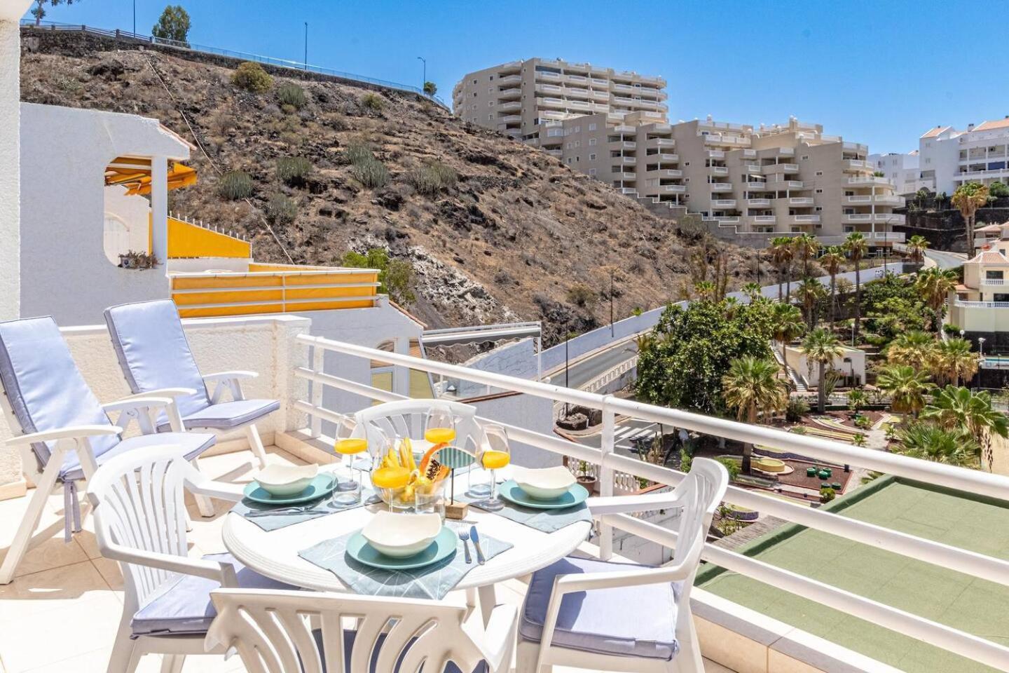 Sunny Oceanview Terrace By Dream Homes Tenerife Acantilado de los Gigantes Eksteriør billede