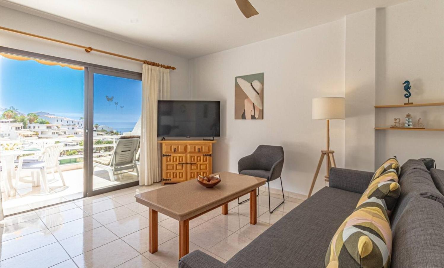 Sunny Oceanview Terrace By Dream Homes Tenerife Acantilado de los Gigantes Eksteriør billede