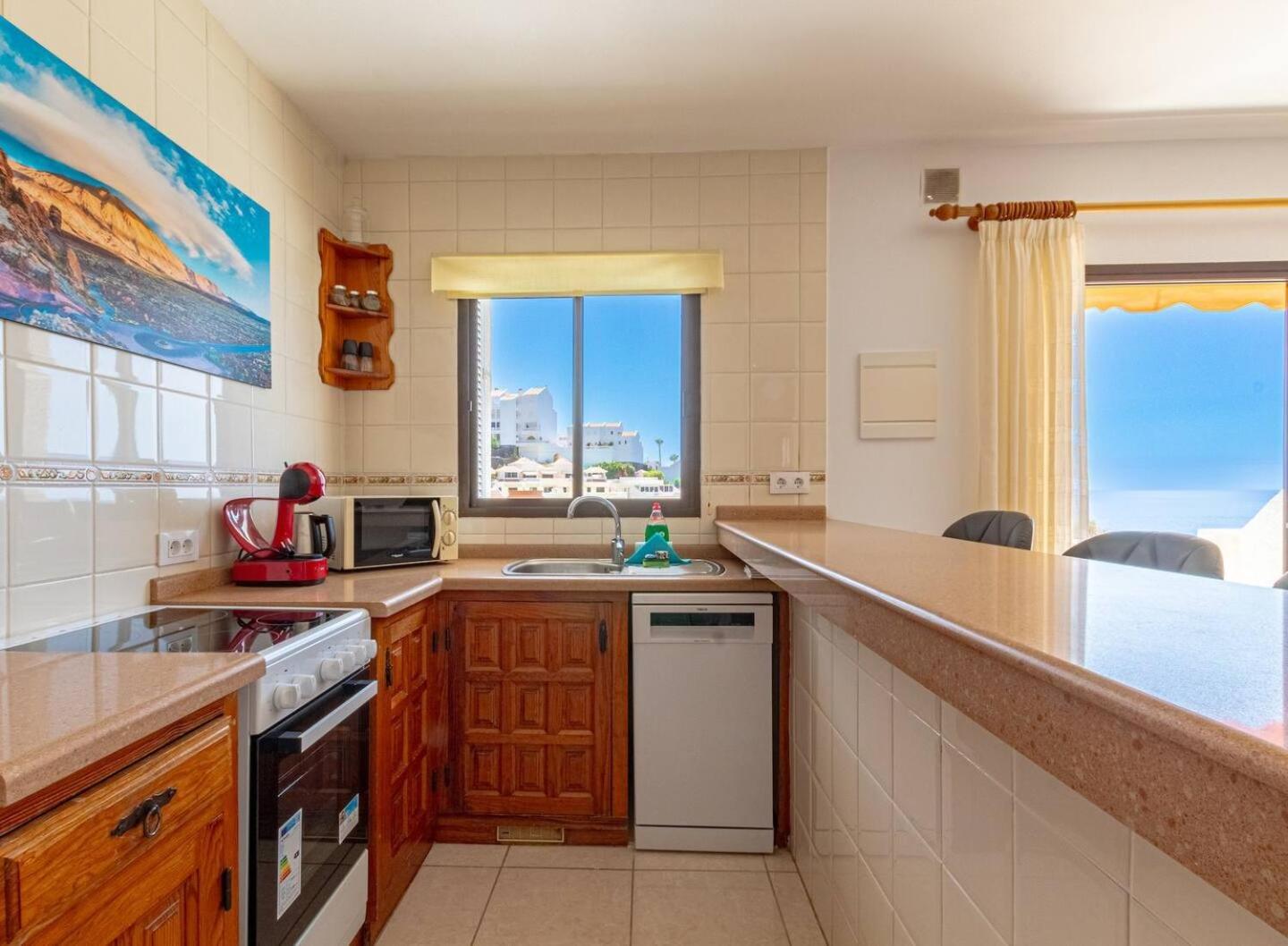 Sunny Oceanview Terrace By Dream Homes Tenerife Acantilado de los Gigantes Eksteriør billede