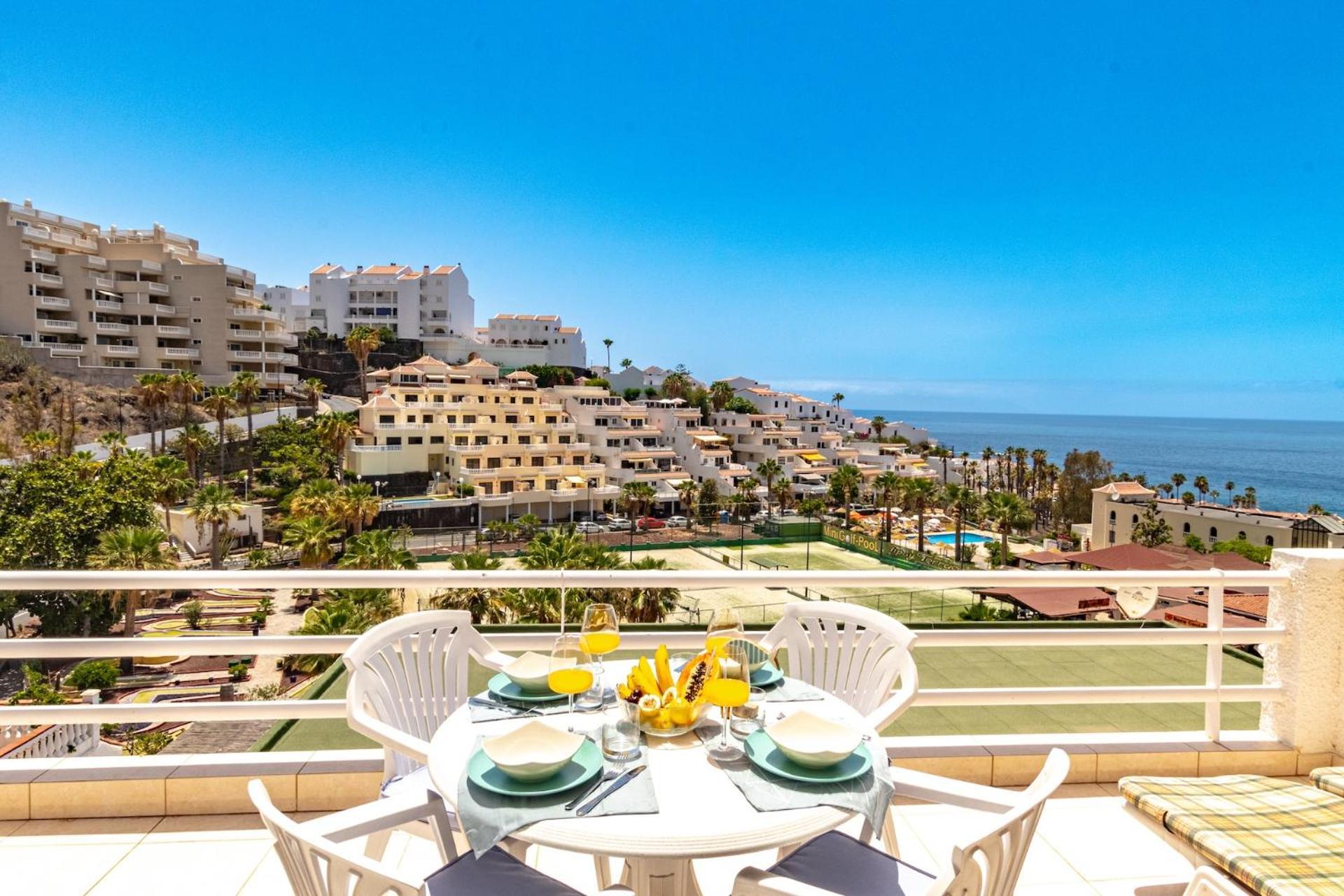 Sunny Oceanview Terrace By Dream Homes Tenerife Acantilado de los Gigantes Eksteriør billede