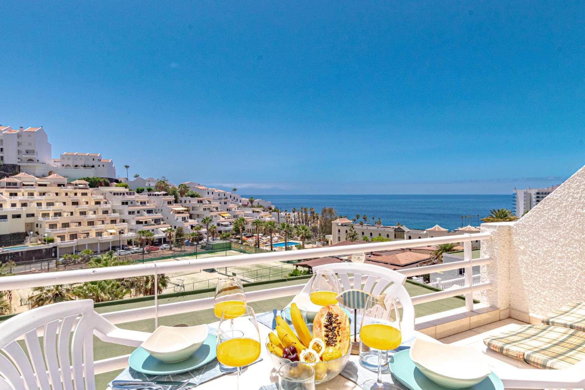 Sunny Oceanview Terrace By Dream Homes Tenerife Acantilado de los Gigantes Eksteriør billede