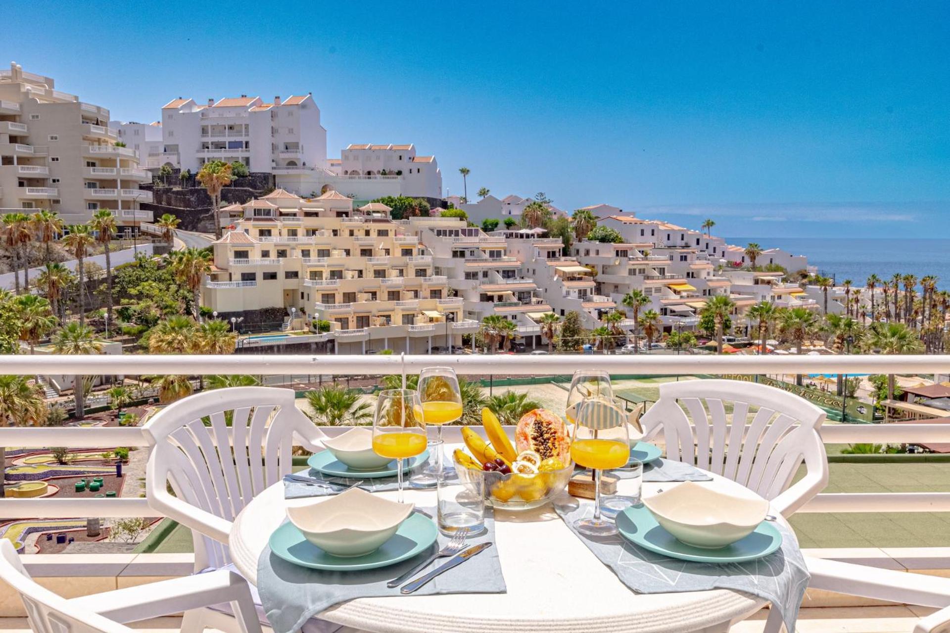 Sunny Oceanview Terrace By Dream Homes Tenerife Acantilado de los Gigantes Eksteriør billede
