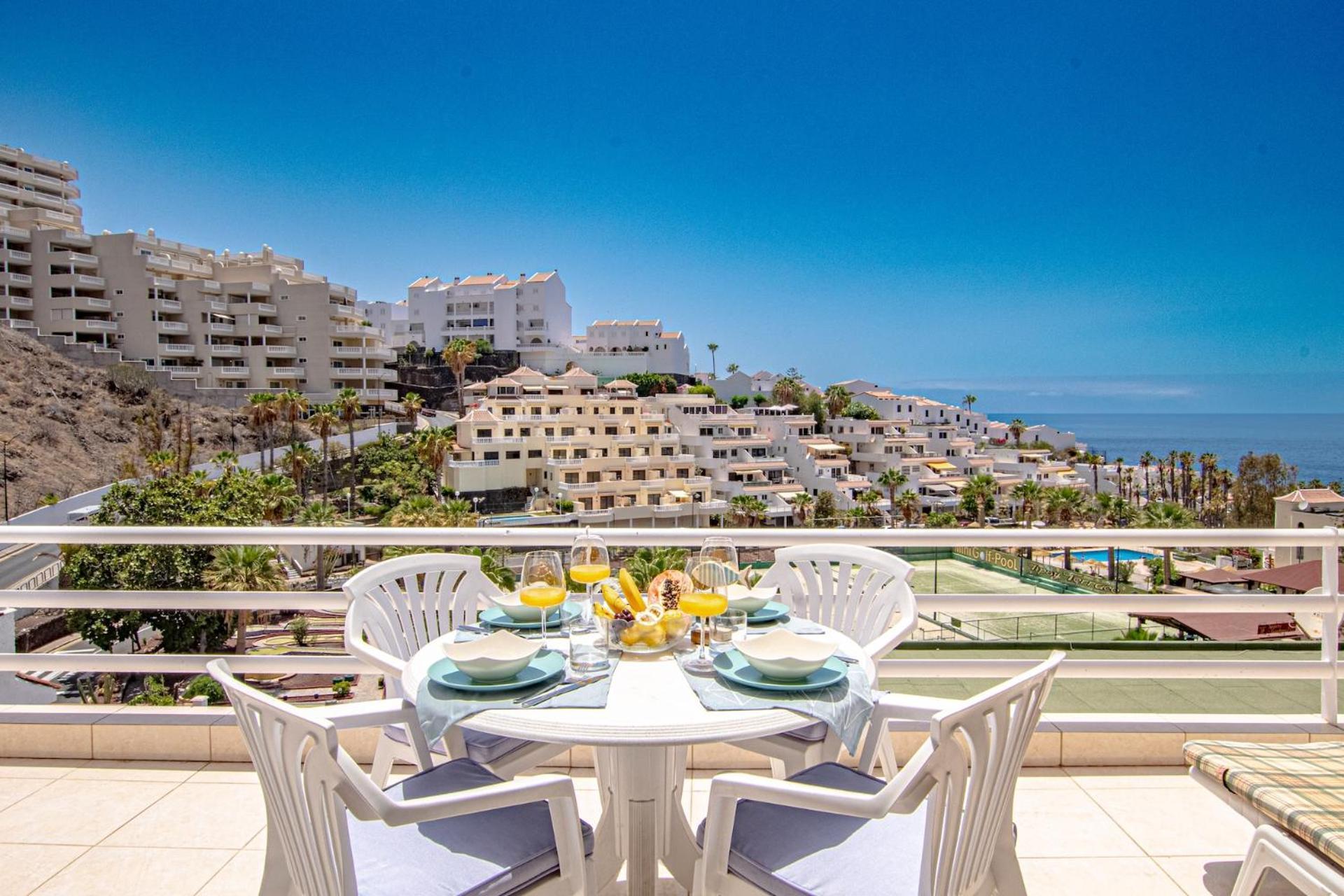 Sunny Oceanview Terrace By Dream Homes Tenerife Acantilado de los Gigantes Eksteriør billede