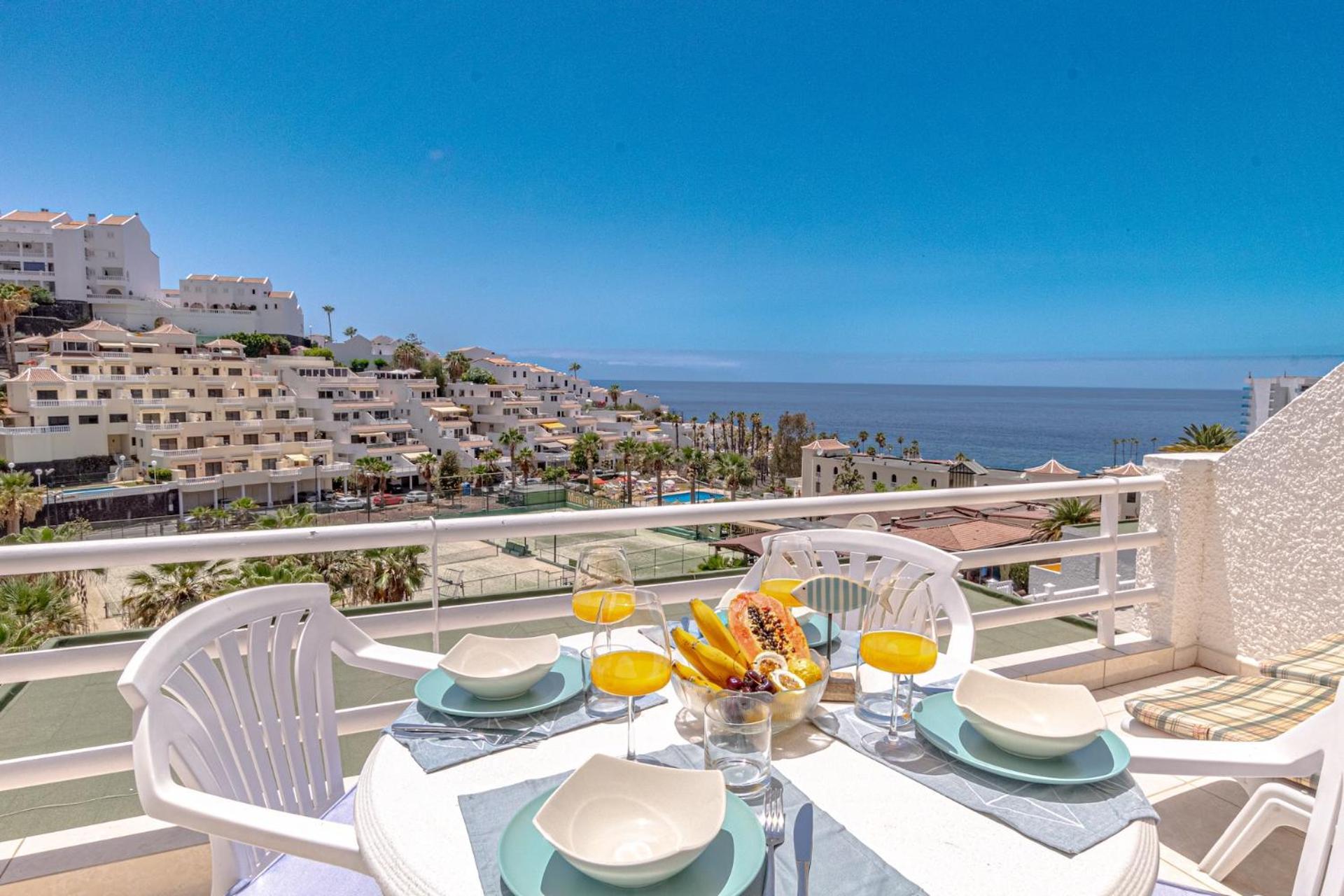 Sunny Oceanview Terrace By Dream Homes Tenerife Acantilado de los Gigantes Eksteriør billede